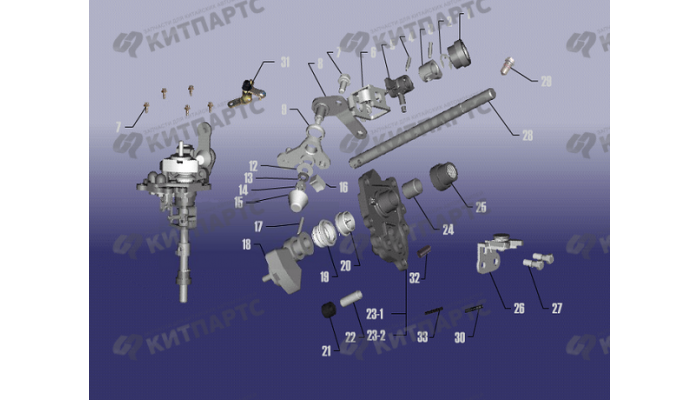 Механизм переключения передач Chery Fora (A21)