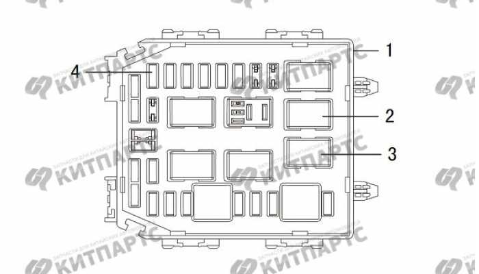 Блок предохранителей в салоне Great Wall DW Hower H3