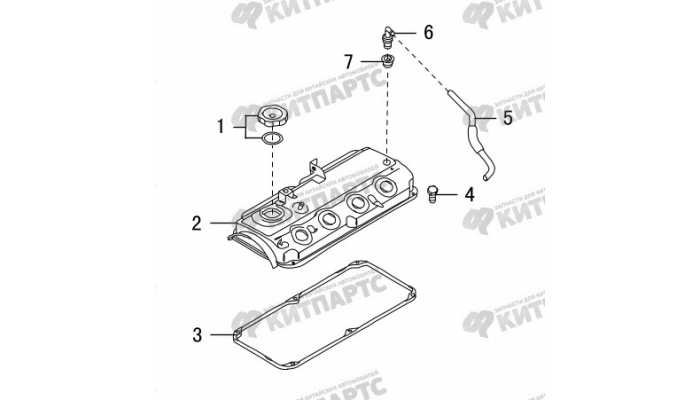 Клапанная крышка Great Wall Hover H5