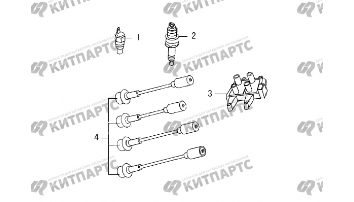 Катушка зажигания, провода, свечи Great Wall Wingle 5