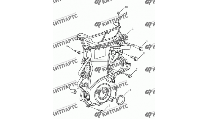 Крышка ГРМ (1,5 L DVVT) Geely